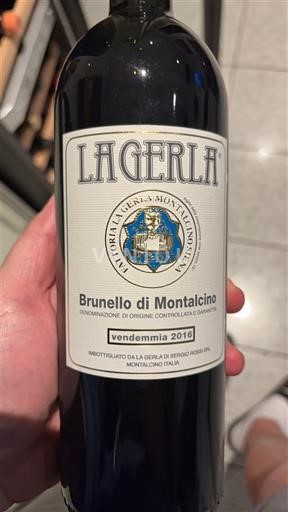 Toscana Brunello di Montalcino La Gerla 2016