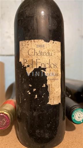 Bordeaux Côtes de Blaye Château Bel Enclos 1988
