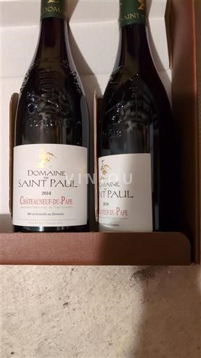 Rhône-dalen Châteauneuf-du-Pape Domaine Saint Paul 2014