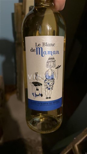 Vin Blanc sec Le Blanc de Maman 2023 France Sud-Ouest Côtes de Gascogne IGP