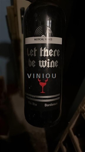 Wijnen Rouge sec Let there be wine Musical Wines 2015 Frankrijk Bordeaux AOC