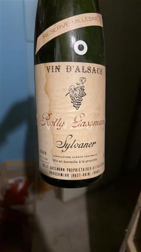 Víno Blanc sec Réserve Millésime Rolly Gassmann 1990 Francie Alsasko Vin de France