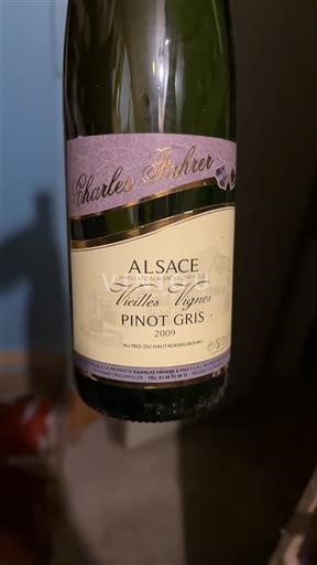 Víno Blanc sec Vieilles Vignes Charles Fahrer 2009 Francie Alsasko Vin de France