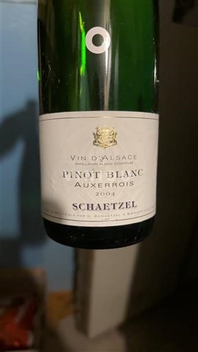 Víno Blanc sec Pinot Blanc Auxerrois Schaetzel 2004 Francie Alsasko Vin de France