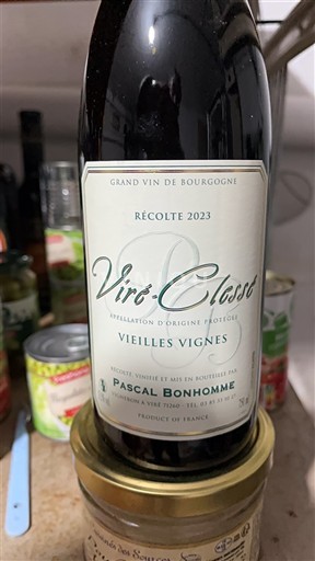 Borgonha Viré-clessé Domaine Pascal Bonhomme Vieilles Vignes 2023