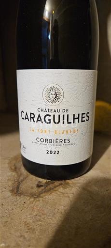 Languedoc Corbières Château de Caraguilhes La Font Blanche 2022