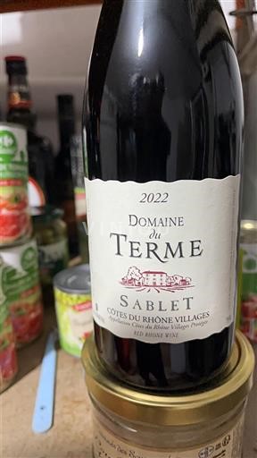 Thung lũng Rhône Không được chỉ định Domaine Terme Sablet 2022