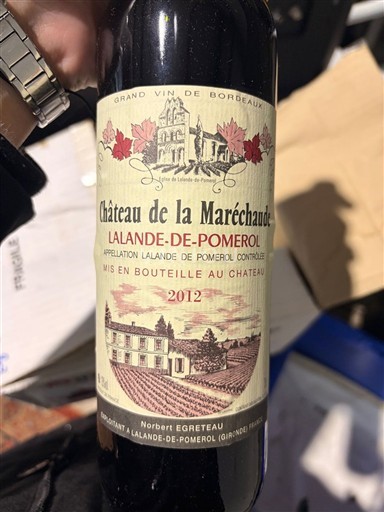 Bordeaux Lalande-de-Pomerol Château La Maréchaude 2012