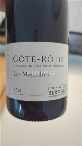 Rhône-dalen Côte-rôtie Domaine Guy Bernard Les Méandres 2021