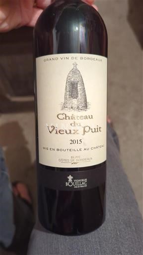 Бордо Кот-де-Бур. Château Vieux Puit 2015