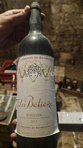 Bordeaux Baron Philippe de Rothschild La Bélière 2002