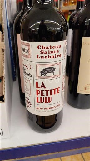 Languedoc Minervois Château Sainte Luchaire La Petite Lulu 2019