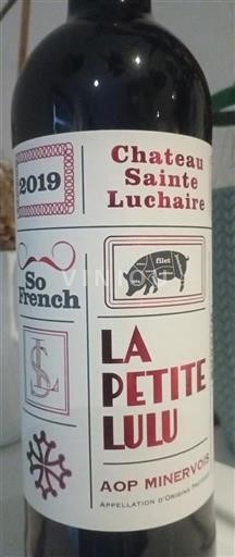 Лангедок Минервоа Château Sainte Luchaire La Petite Lulu 2019