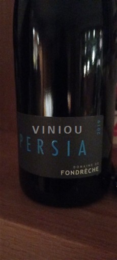 Wines Rouge sec Persia Domaine Fondrèche 2019 France Rhône Valley Ventoux AOC