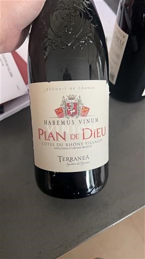 Вина Rouge sec Habemus Vinum Terranea 2024 Francuska Рона долина Nespecificirano AOC