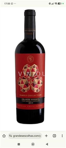 Алентижу Алентейжу Familia Bastos Family Collection Grande Reserva 2015