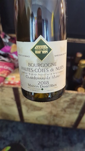 Бургундія Не вказано Maison Daniel Rion Chardonnay-Le Mont 2018