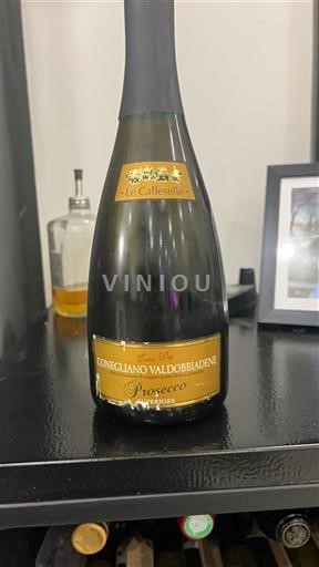 Veneto Conegliano Valdobbiadene Prosecco Le Calleselle Icke årgångsbetecknad