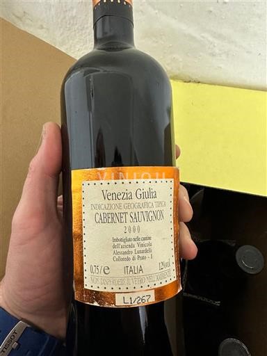Фріулі-Венеція-Джулія Венеція-Джулія Azienda Vinicola Alessandro Lunardelli Cabernet Sauvignon 2000