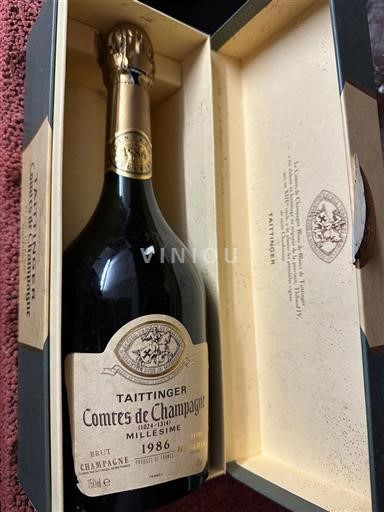 Champagne Taittinger Comtes de Champagne 1986