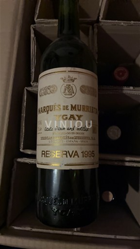 Rioja Marqués de Murrieta Ygay Reserva 1995