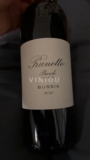 Piedmont Wines Barolo Prunotto Bussia 2020