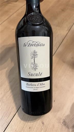 Piemonte Barbera d'Alba Lo Zoccolaio Suculé 2016