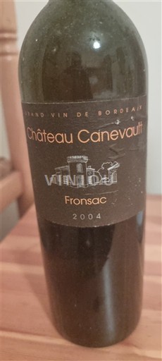 Бордо Фронсак Château Canevault 2004