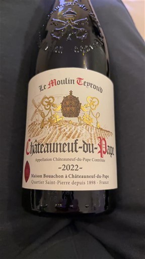 Rhône Valley Châteauneuf-du-Pape Le Moulin Teyroud 2022