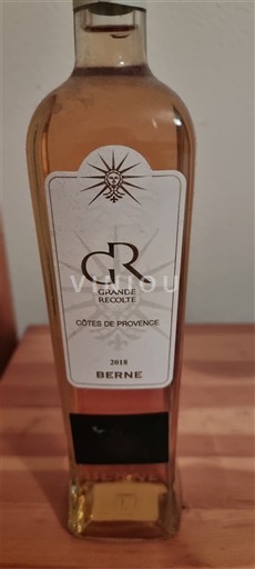 Provenza Côtes de Provenza Château Berne Grande Récolte 2018