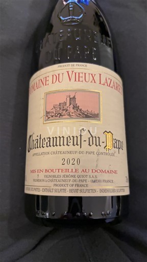 Rona dolina Châteauneuf-du-Pape Domaine Vieux Lazaret 2020