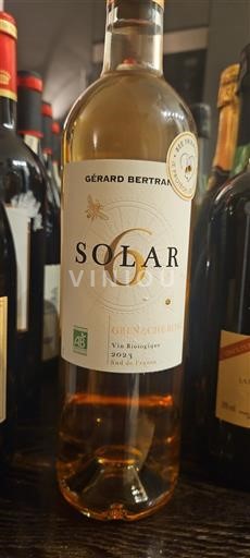 Лангедок та Руссійон Паї д'Ок Gérard Bertrand Solar 6 Grenache Rosé 2023