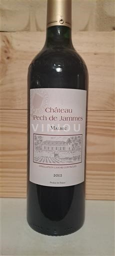 Sud-Ovest Cahors Château Pech de Jammes Malbec 2012