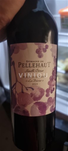 Sydväst Côtes de Gascogne Domaine Pellehaut Manseng Noir - Les Parcels 2023