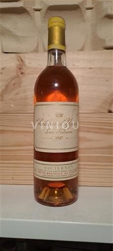 Bordeaux Sauternes Château Yquem 1er Grand Cru Classe 1987