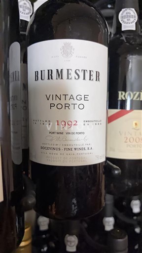 Bồ Đào Nha Porto Burmester Vintage Porto 1992