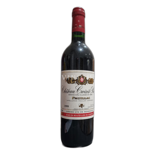 Bordeaux Pauillac Château Croizet-Bages Grand cru classé 1999