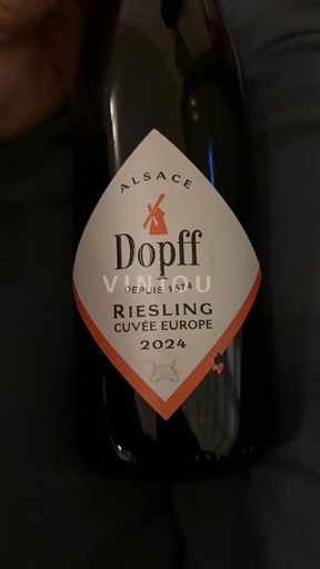Viner Blanc sec Cuvée Europe Dopff 2024 Frankrike Alsace Ospecificerad AOC