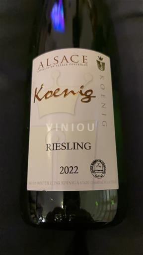 Víno Blanc sec Koenig 2022 Francie Alsasko Vin de France