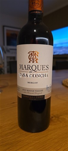 Долина Мауле Не вказано Marques de Casa Concha Merlot 2019