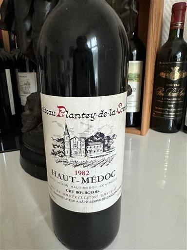Bordeaux Haut-Médoc Château Plantey de la Croix 1982