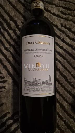 Тоскана Віно Нобіле ді Монтепульчано La Ciarliana Pieve Grifana 2021