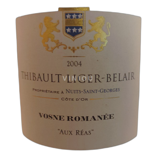 Bourgogne Vosne-romanée Thibault Liger-Belair Vosne Romanée Aux Réas 2004