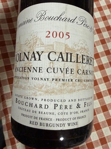 Бургундія Вольне Premier Cru Bouchard Père & Fils Ancienne Carnot 2005