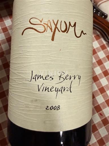 Kalifornialaiset AVA:t Paso Robles Saxum James Berry Vineyard 2008