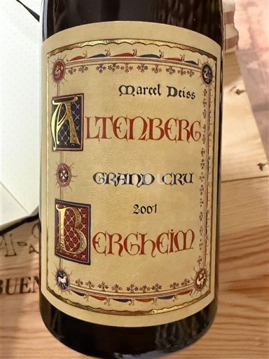 Alsace Grand Cru Marcel Deiss 2001