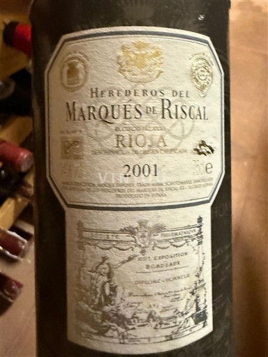 Rioja Marqués de Riscal Gran reserva especial 2001