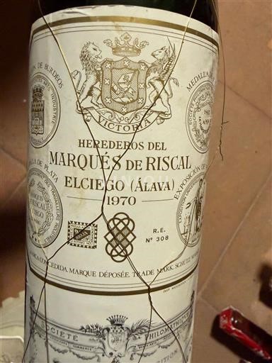 La Rioja Rioja Herederos del Marqués de Riscal 1970