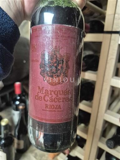 Vine Rouge sec Marqués de Cáceres 1980 Spanien La Rioja Rioja DO