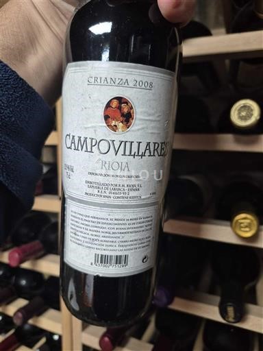 Rioja Campovillares Crianza 2008